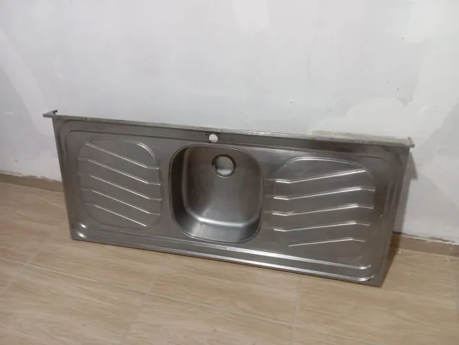 Pia e Cuba Inox 1.20x52cm 