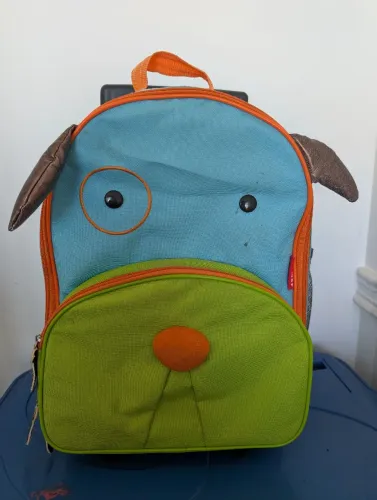 Mochila Infantil Cachorro com rodinhas