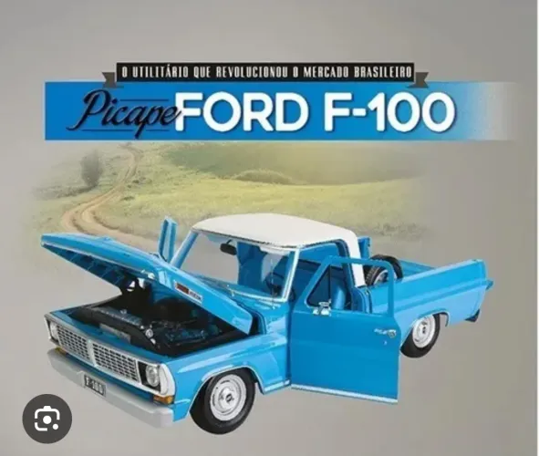 Completo Ford F 100 Escala 1:8 (Editora Salvat) 