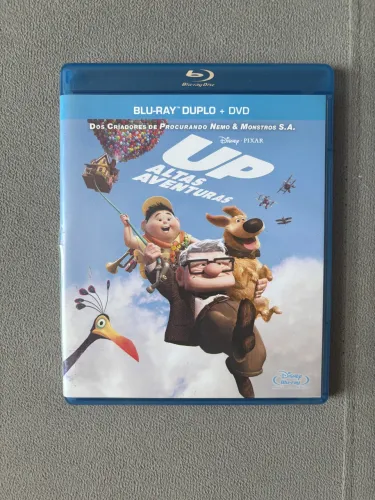 Bluray duplo + DVD UP, altas aventuras - como novo!