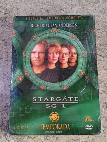 Dvds ORIGINAIS Stargate SG-1 Terceira Temporada Completa