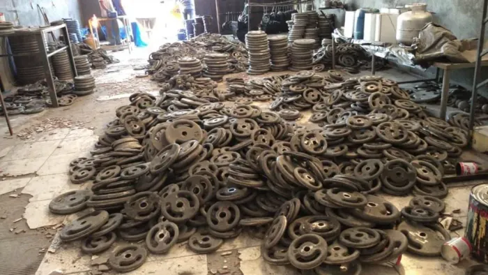 Anilhas de ferro não quebram 