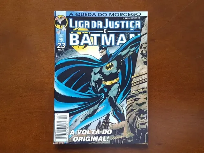 Revista Hq Liga Da Justiça E Batman: A Queda Do Morcego #23