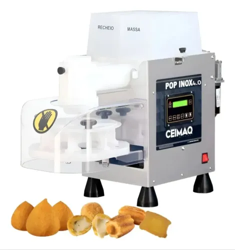 VENDO [NOVA - NEGOCIÁVEL] - Máquina de Salgados e Doces Pop Inox 4.0