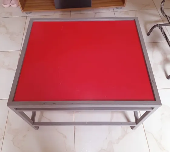 Mesa de centro de inox
