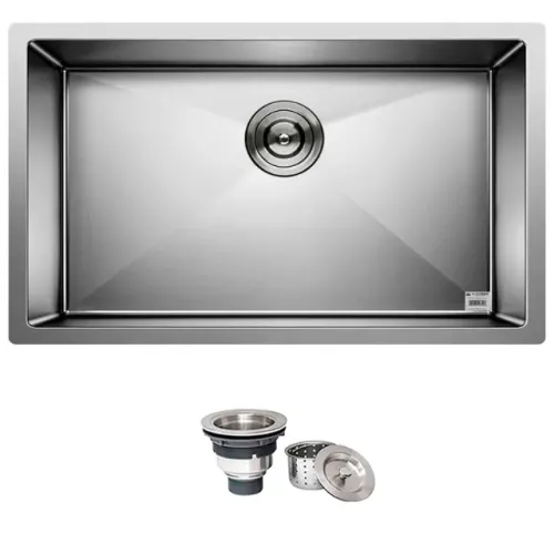 Cuba Quadrada Inox 304 Cozinha Pia Gourmet 7040 Premium Aço Inox (com pequenas falhas)