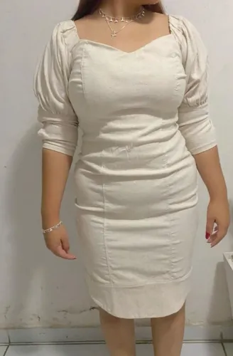 Vestido em linho