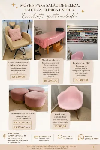 Móveis para salao e design cilios e sobrancelhas