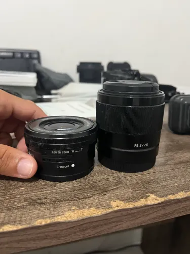 Lente 16-50 E-mount Sony + 28mm F2 - VENDER HOJE