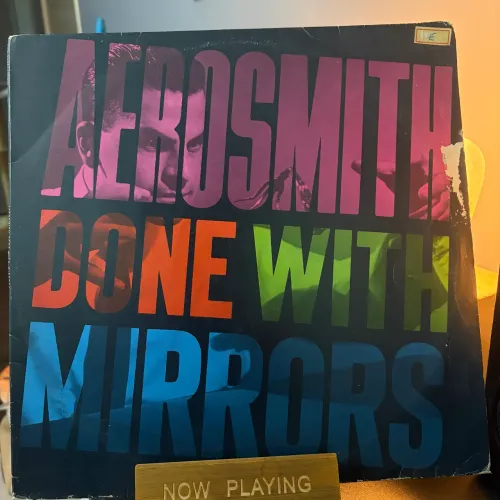 Aerosmith Done With Mirrors disco de vinil lp