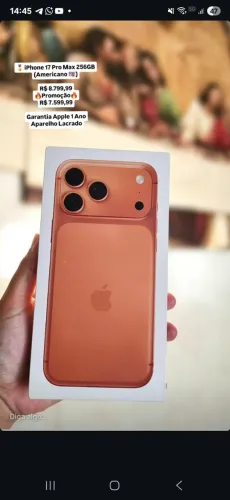 Iphone 17 Pro Max 256Gb - Lacrado
