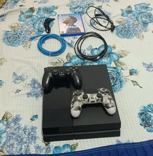 ? PS4 1TB + 2 Controles Originais + Jogos ? Excelente Oportunidade!