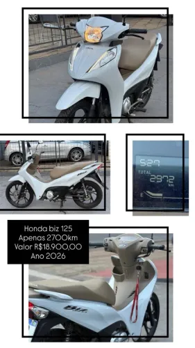 Moto Honda Biz 125/ 2026