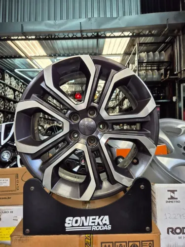 Jogo de rodas ORIGINAIS JEEP COMMANDER/COMPASS/RENEGADE  aro 18 - 5x110 - ZERADAS 