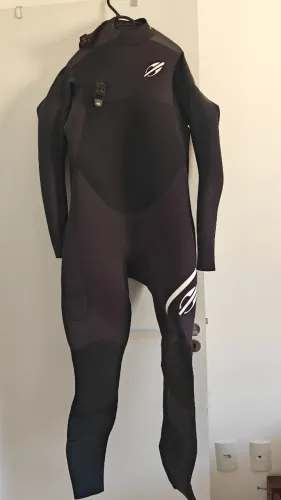 Long John Masculino Mormaii 4-3mm Ultra Skin Surfe - Preto Cor: PRETO Tamanho: G