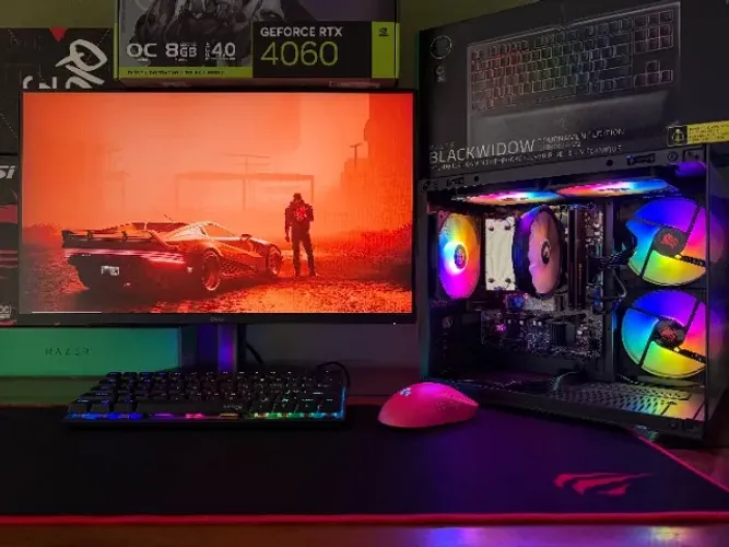 PC Gamer AMD Ryzen 7-5700G B450M 8gb DDR4 SSD-M2 500gb Vega Integrada 