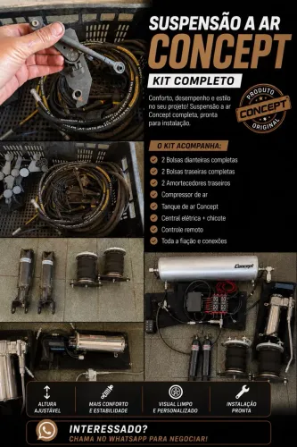 Suspensão a Ar completa ride sensor