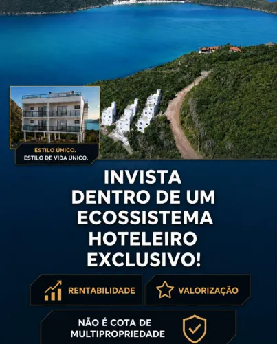 Lofts comerciais em complexo Hoteleiro no Pontal do Atalaia - Arraial do Cabo