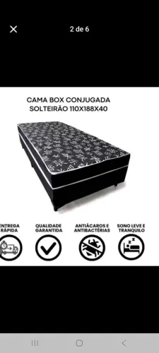 Cama solteiro. 