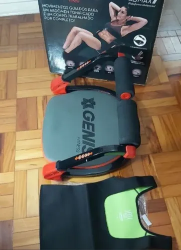 Novo equipamento abdominal + regata
