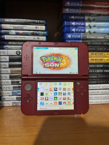 New 3ds xl desbloqueado com jogos