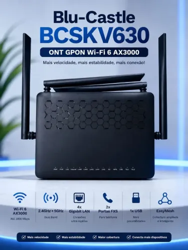 EQUIPAMENTOS DE INTERNET ONT XPON