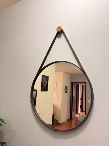 Espelho redondo Adnet 40cm novo