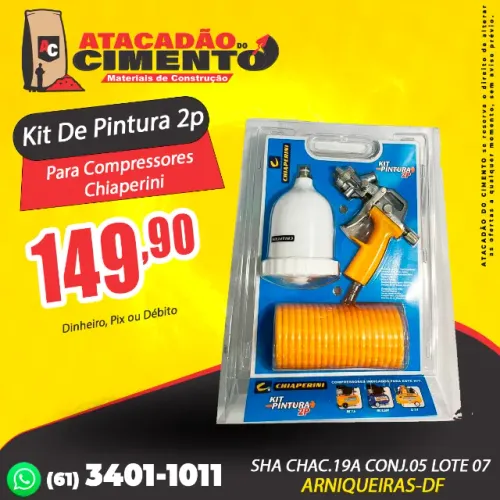 Kit De Pintura 2p Para Compressores Chiaperini