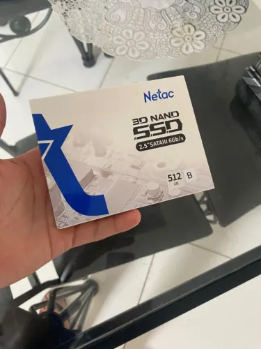 SSD Sata Netac 512GB - Novo/LACRADO