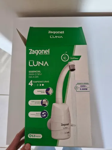 Torneira Elétrica Zagonel Luna 110V 5.500W - Pouco Usada