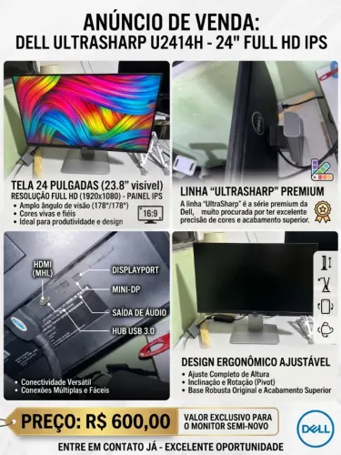 Monitor Dell UltraSharp U2414H