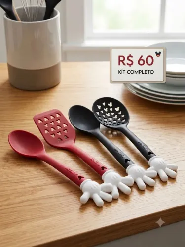 Kit Colheres do Mickey
