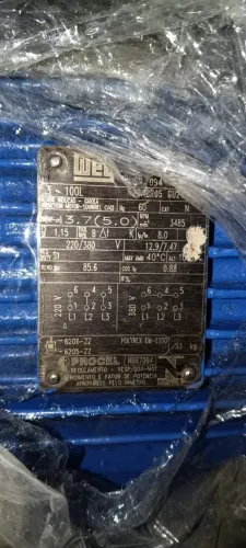 Motor elétrico recondicionado Weg 5 vc 4 polos