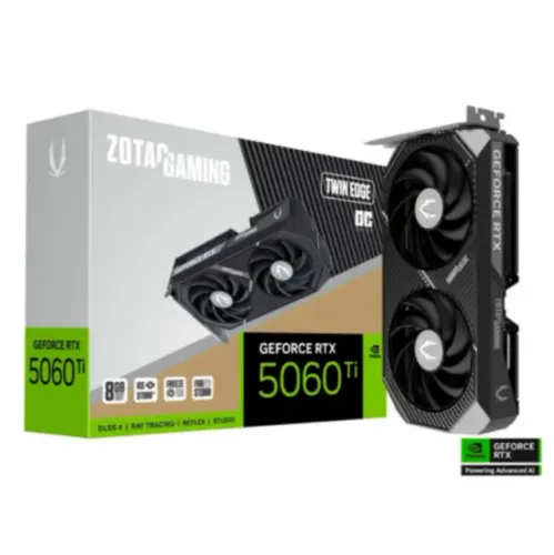 PLACA DE VIDEO RTX 5060 TI 8GB ZOTAC GAMING TWIN EDGE