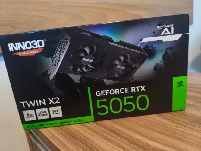 RTX 5050 INNO3D - (Nova/Lacrada)