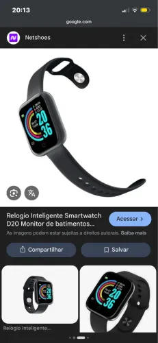 Relógio d20