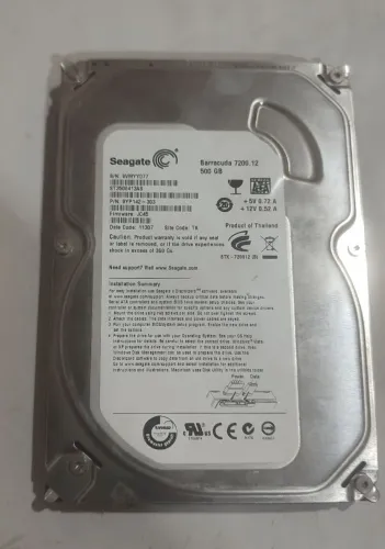HD Seagate Barracuda 500GB p DVR e PC SATAlll, 3,5" 7200 RPM