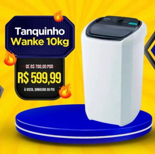 TANQUINHO DE LAVAR ROUPA 10kg ?