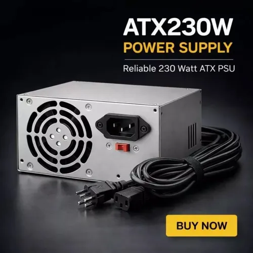 Fonte ATX 230W Real Bivolt COM CABO