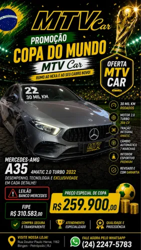 Mercedes-Benz A35 A-35 AMG 4matic 2.0 TB AU 2022