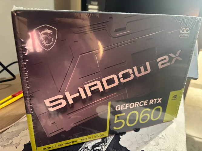 Placa de vídeo GEFORCE RTX 5060 8GB GDDR7 SHADOW 2X OC, NOVA/LACRADA