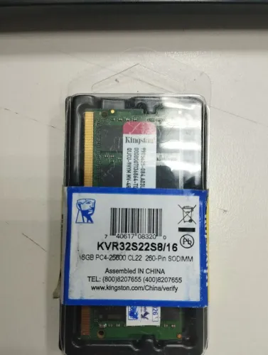 Memória ram NUNCA USADA! notebook 16GB DDR4 400 PRA IR LOGO!!