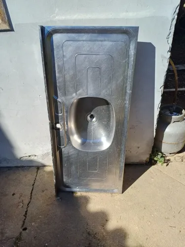 Vendo pia inox de concreto