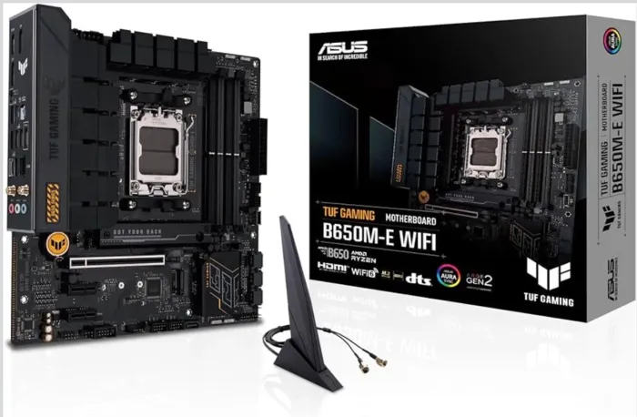 Placa Mãe Asus TUF Gaming B650M-E WIFI, Chipset B650, AMD AM5, mATX, DDR5, 90MB1FV0-M0EAY0