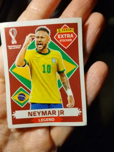 Figurinha legend Neymar copa 2022