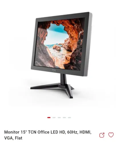 Monitor tcn 15 polegadas