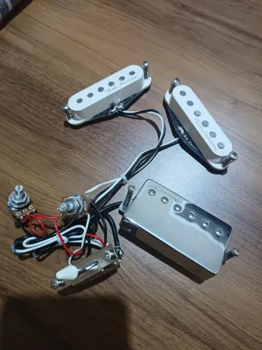 Captadores Kent Armstrong, Humbucker Power by Lace + Kit Elétrico Completo (Strato)