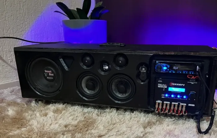 CAIXA BOB COMPLETA - PIONEER + AUDIOPHONIC + SOUNDIGITAL + TARAMPS + BOOG + FONTE 120A