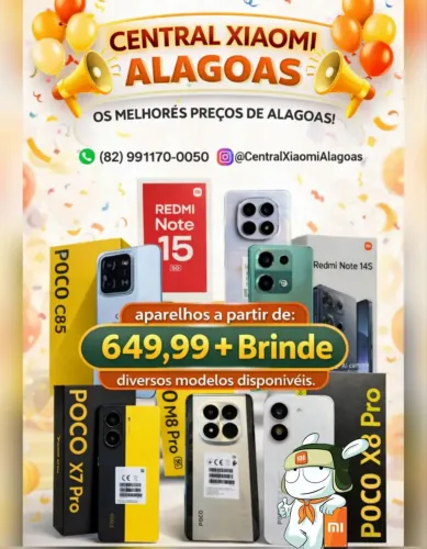 Xiaomi Poco X8 Pro Max, Poco C81 Pro, Poco X7 Pro e Diversos Modelos 