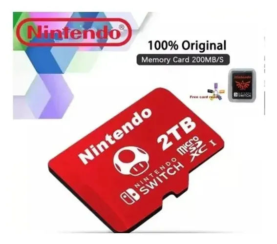 Cartão de Memória para Nintendo SWITCH 2TB